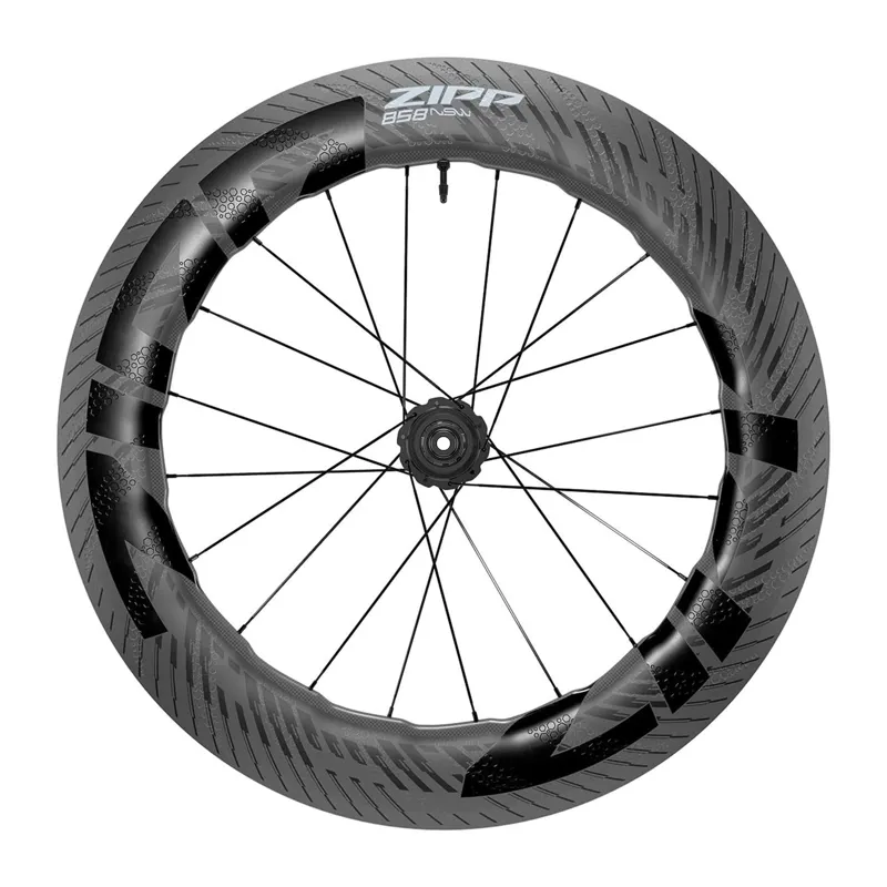 Zipp 858 NSW Carbon Tubeless Disc Centre Locking Rear Road Wheel 2 Zipp 858 NSW Carbon Tubeless Disc Centre Locking Rear Road Wheel - Image 2