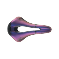 Selle San Marco Shortfit Racing Iridescent Saddle - Purple - L3 Wide