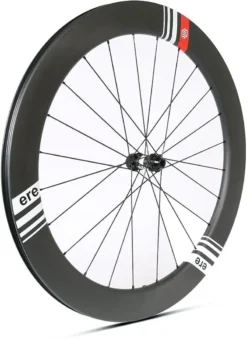 ERE Genus Ae 65 Carbon Disc Road Wheelset - Shimano - Black/White -Spin And Ride 10121024 3