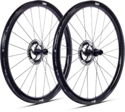 ERE Tenaci GA40 Carbon Road Wheelset - Shimano - Matt Black -Spin And Ride 14121424