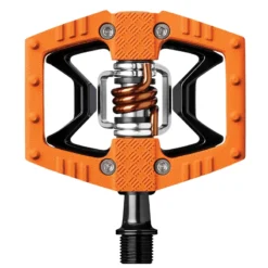 Crankbrothers Crank Brothers Double Shot 2 Clipless MTB Pedals - 9/16 Inch -Spin And Ride 2018 double shot 2 orange flat 960x960