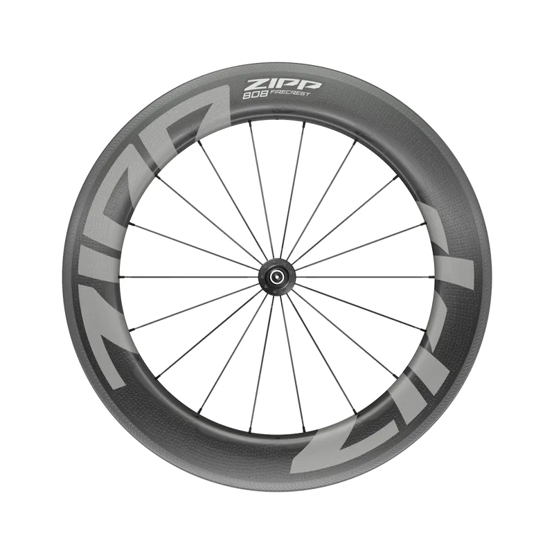 Zipp 808 Firecrest Carbon Tubeless Front Wheel - Rim Brake 1 Zipp 808 Firecrest Carbon Tubeless Front Wheel - Rim Brake