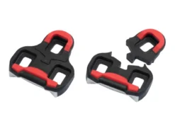 Giant Pedal Cleats 9 Degrees Float Look System Compatible - Black/Red