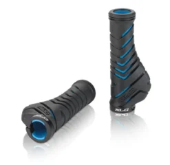 XLC GR-S30 Ergonomic Grips - 130mm - Black/Blue -Spin And Ride 2501583861