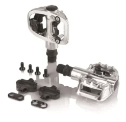 XLC PD-S07 Road System SPD Pedal - Silver - 9/16 Inch