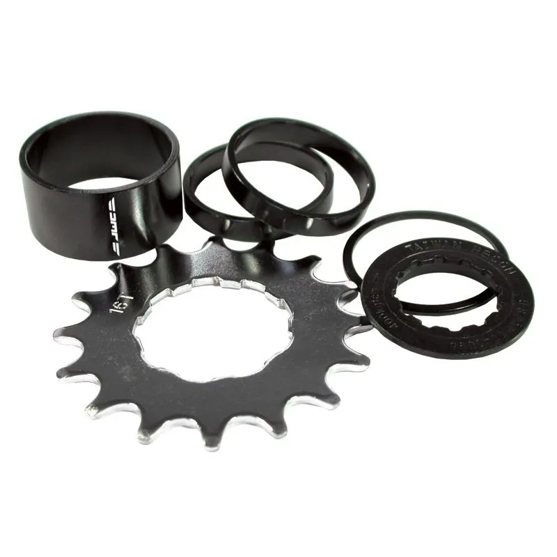 DMR Single Speed Spacer Kit - Black - 16 T 1 DMR Single Speed Spacer Kit - Black - 16 T