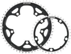 FSA Pro Road CNC Double Chainring - Black - 2x11 120x46T36T 4h