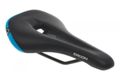 Ergon SM Pro Saddle - Black/Blue -Spin And Ride 5943BLK