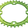 Race Face Narrow/Wide Single Chainring - Green - 104 X 30.