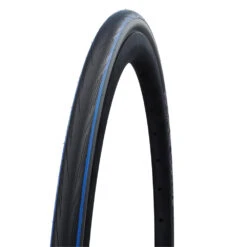 Schwalbe Lugano II K-Guard 700 X 25c Road Bike Tyre - Black/Tan -Spin And Ride Blue 1
