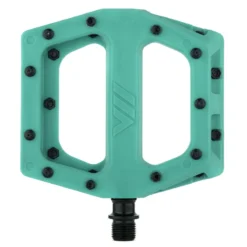 DMR V11 Composite Flat MTB Pedals - Turquoise -Spin And Ride DMR V11 TB