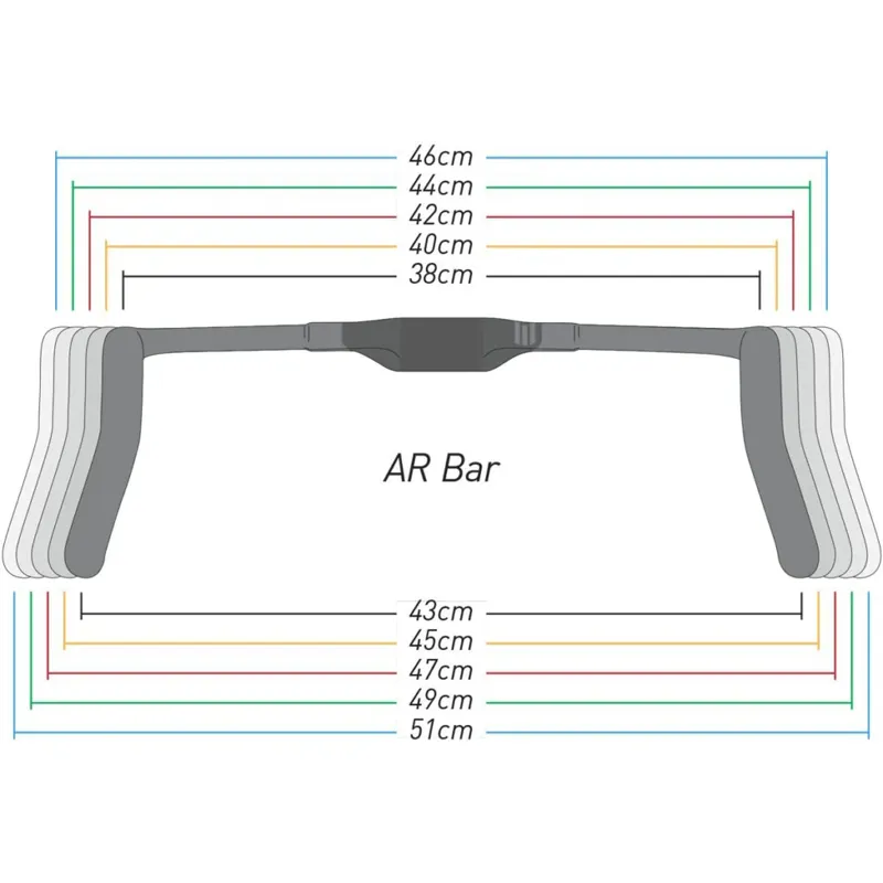 Enve SES AR Carbon Road Handlebar - Black 2 Enve SES AR Carbon Road Handlebar - Black - Image 2