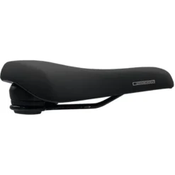 Madison Freewheel U400 Gelcel Comfort Saddle - 224mm X 259mm - Black -Spin And Ride NP4006 2