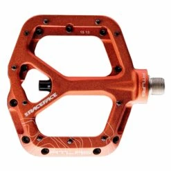 Race Face Atlas Flat MTB Pedals - Red -Spin And Ride PD13ATLASORA