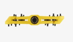 Race Face Chester Flat MTB Pedals - Yellow -Spin And Ride PD20CHEYEL 3 2