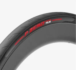 Pirelli P Zero Race TLR 700x26c Road Clincher Tyre - Black/Red -Spin And Ride R1 3