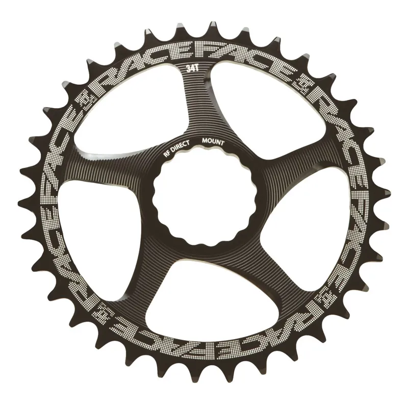 Race Face Direct Mount Narrow/Wide Single Chainring - Black 1 Race Face Direct Mount Narrow/Wide Single Chainring - Black