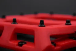 DMR V11 Composite Flat MTB Pedals - Red -Spin And Ride Red20Closeup