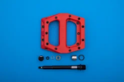 DMR V11 Composite Flat MTB Pedals - Red -Spin And Ride Red20Internals