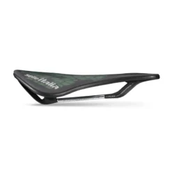 Selle Italia Model-X Green Superflow Leaf Edition Saddle - Black/Green