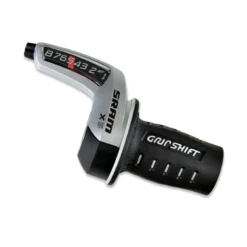 SRAM Centera Twist Shifter - Black/Grey - 3 Speed Front