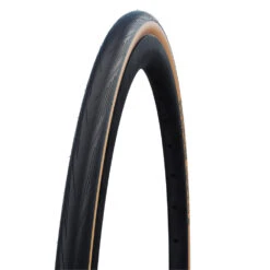 Schwalbe Lugano II K-Guard 700 X 25c Road Bike Tyre - Black/Red -Spin And Ride Tan 1