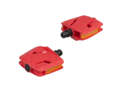 Trek Kid's Platform Small Pedal Set - 9/16 Inch - Roarange -Spin And Ride Viper20Red 2 3
