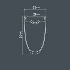 Shimano WH-R8170-C50 Ultegra Disc Carbon Clincher 12x100mm Front Wheel -Spin And Ride WHR8170C50TLF 5