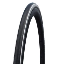 Schwalbe Lugano II K-Guard 700 X 25c Road Bike Tyre - Black/Red -Spin And Ride White 1