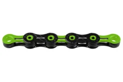 KMC Diamond Like Coating 11 Speed Chain - Black/Orange -Spin And Ride bd11gg118