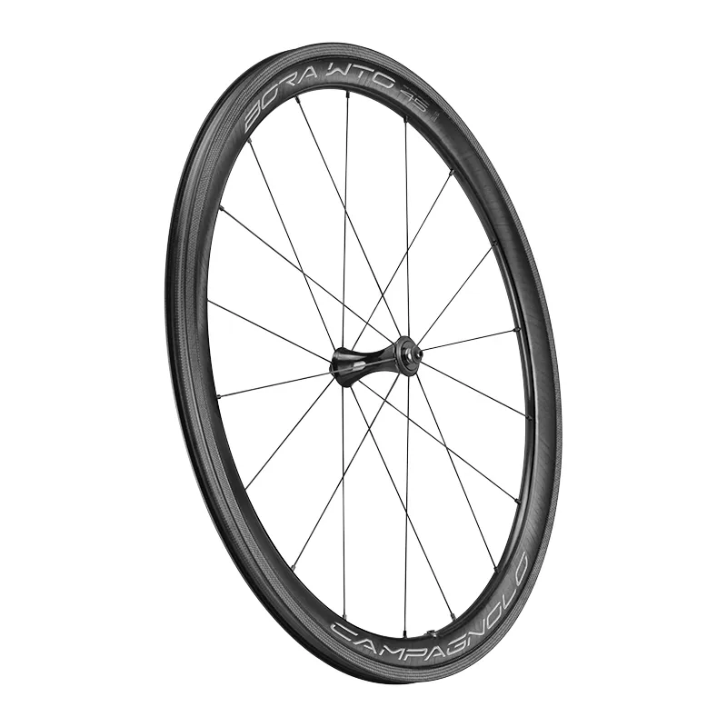 Campagnolo® Campagnolo Bora 45 WTO 2-Way Fit Clincher Black/White - Campaglo 5 Campagnolo® Campagnolo Bora 45 WTO 2-Way Fit Clincher Black/White - Campaglo - Image 5