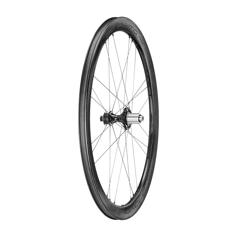 Campagnolo® Campagnolo WTO 45 Disc Clincher Dark Label Wheelset - Campagnolo 2 Campagnolo® Campagnolo WTO 45 Disc Clincher Dark Label Wheelset - Campagnolo - Image 2