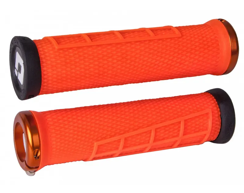 ODI Elite Flow MTB Lock-On Grips - 130mm - Orange 7 ODI Elite Flow MTB Lock-On Grips - 130mm - Orange - Image 7