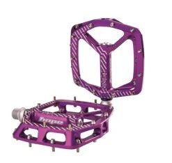 Hope F22 Flat MTB Pedals - Red -Spin And Ride f22 pair purple 1