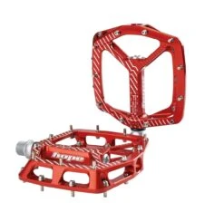 Hope F22 Flat MTB Pedals - Orange -Spin And Ride f22 pair red 1
