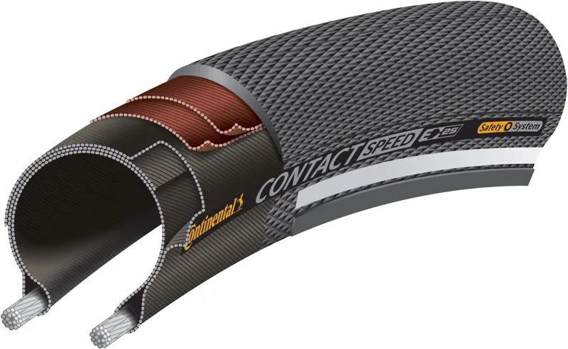 Continental Contact Speed Reflective 700c Hybrid Tyre 1 Continental Contact Speed Reflective 700c Hybrid Tyre