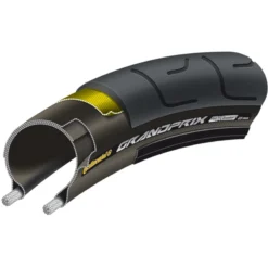 Continental Grand Prix Road Tyre - Black - 700 X 25c - Black Chili