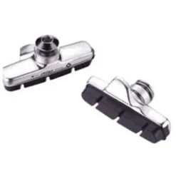 Ashima Aluminium Road Brake Shoes - Silver/Black - Campagnolo