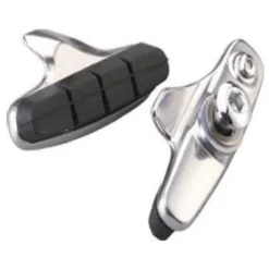 Ashima Aluminium Road Brake Shoes - Silver/Black - Shimano