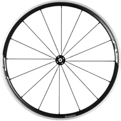 Shimano WH-RS330 30mm Clincher QR 700c Front Road Wheel - Black