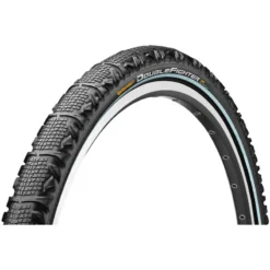 Continental Double Fighter III 26 Inch MTB Tyre - Black - 26 X 1.9.