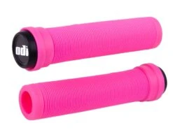 ODI Longneck Pro BMX Grips - 135mm - Black -Spin And Ride odi bmx flangless 143 pink 4