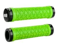 ODI SDG MTB Lock-On Grips - 130mm - Red -Spin And Ride odi mtb sdg lo d30sdb br 02 limegreen 1 1 1