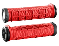 ODI Elite Pro MTB Lock-On Grips - 130mm - Red -Spin And Ride pro grip web red 1 1