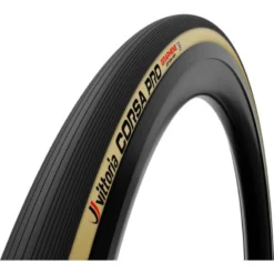 Vittoria Corsa Pro Folding TLR G2.0 700c Tubular Road Tyre - Black/Tan
