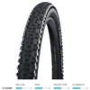 Schwalbe Rapid Rob K-Guard 29 X 2.25 MTB Tyre - Black/White
