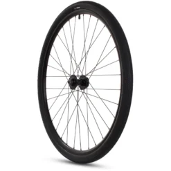 M Part Hybrid Disc Front Wheel/Tyre Bundle Black 700c 100mm QR -Spin And Ride wlc2916b1