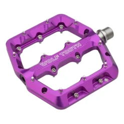 Wolf-tooth Wolf Tooth Waveform Flat MTB Pedals - Purple