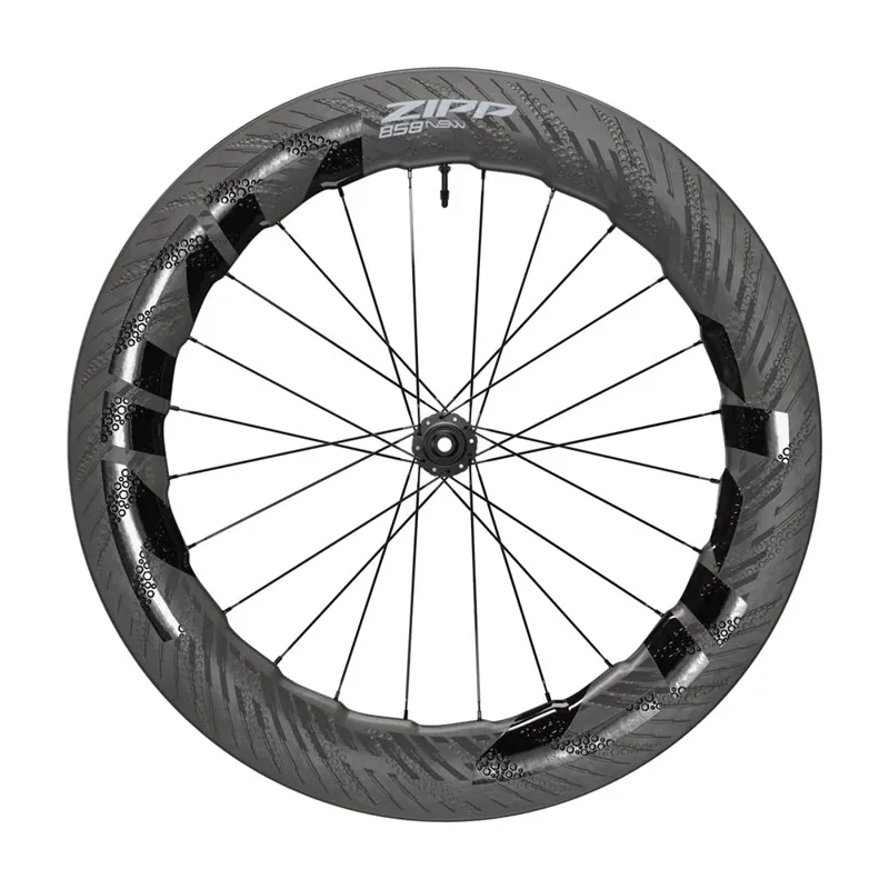 Zipp 858 NSW Carbon Tubeless Disc Brake Centre Lock Front Wheel 2 Zipp 858 NSW Carbon Tubeless Disc Brake Centre Lock Front Wheel - Image 2